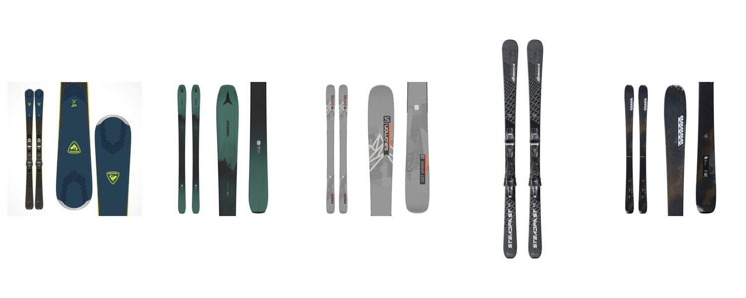 Beginner ski lineup