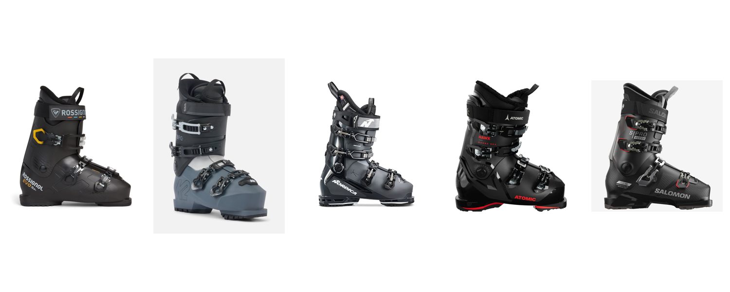Beginner ski boot lineup