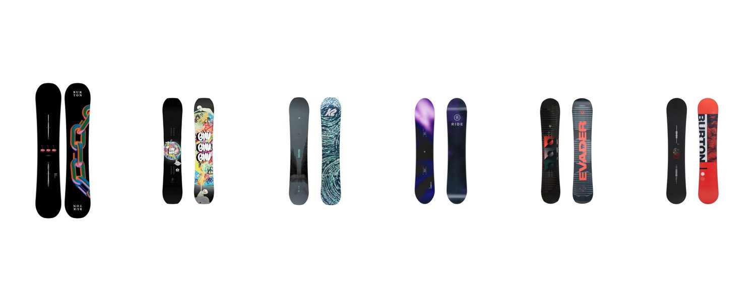Beginner snowboard lineup