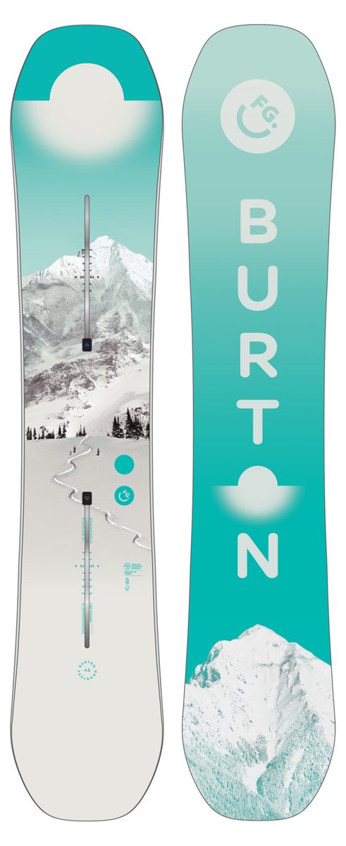 Burton Feelgood Camber women's snowboard topsheet and base