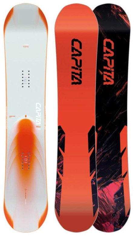 Capita Mercury snowboard topsheet and base
