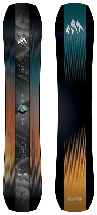 Jones Mountain Twin snowboard topsheet and base