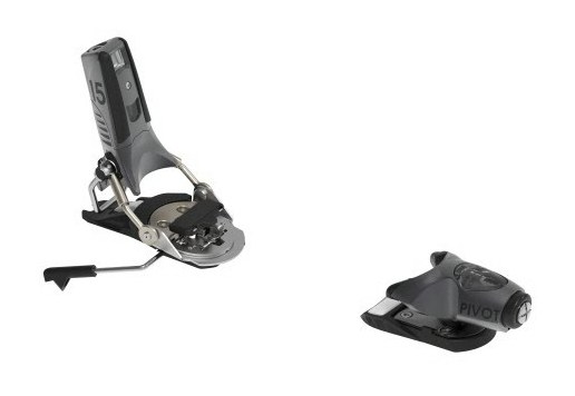 Look Pivot 2.0 15 GW ski bindings, black metal colorway
