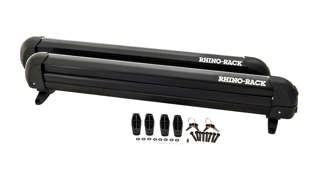 Rhino-Rack 576 ski and snowboard carrier pair with fitting kit